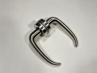 Poignée de porte en acier moulé sous pression de précision moderne pour appartement, villa et hôtel, avec installation facile et garantie d'un an