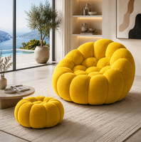 Canapé modulaire en L trois places moderne avec ottoman, rembourré en éponge personnalisée, pour hôtel, design unique, vente en gros