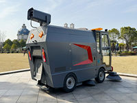 Balayeuse de voirie haute performance, autoportée, pour la collecte et le lavage des rues, machine industrielle électrique à batterie pour le nettoyage des sols