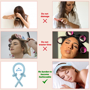 ที่ม้วนผมแบบไม่ใช้ความร้อน ฟองน้ำร้อนเย็น ที่ม้วนผมริบบิ้น ที่ม้วนผมแบบนุ่มสำหรับ<span class=keywords><strong>นอน</strong></span> ที่ม้วนผมแบบแท่ง ที่ทำลอน<span class=keywords><strong>ผม</strong></span> DIY อุปกรณ์จัดแต่งทรงผม - Product Image 6