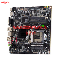 Placa Base OEM Mini ITX H61, 128 GB de RAM DDR3, 2.ª/3.ª Generación LGA1155, PC de Escritorio Todo en Uno Personalizado para CPU I5 Max