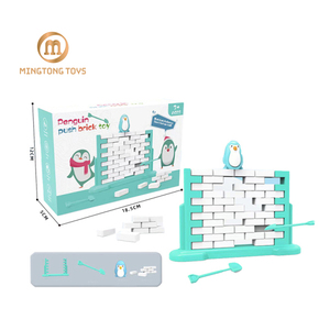 Interacción entre padres e hijos para niños, coordinación mano-ojo sensorial de juguete, pingüino, <span class=keywords><strong>juego</strong></span> de bloques de construcción de pared de <span class=keywords><strong>hielo</strong></span> - Product Image 1