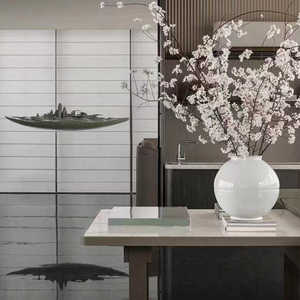 Hiện đại cơ giới Rèm Roman trong vải lanh tùy chỉnh Màn cửa sổ bóng râm cho trang trí nội thất nhà máy được thiết kế - Product Image 3