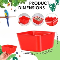 Nouvelle mangeoire et abreuvoir en plastique pour oiseaux, poulets et pigeons, fabriqués en PP