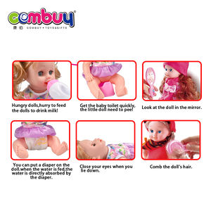 14 pollici giocattolo bello del bambino set di alimentazione casa passeggino <span class=keywords><strong>per</strong></span> <span class=keywords><strong>le</strong></span> <span class=keywords><strong>bambole</strong></span> - Product Image 2