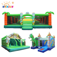 WINSUN Nouveau Design Combo toboggan videur à vendre Videur gonflable commercial pour enfants Château de saut Château de rebond gonflable