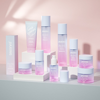 Botol dan toples kaca kosmetik kemasan pompa semprot perawatan kulit lotion bulat kosong mewah 30 50 g 80 g 40 120 ml