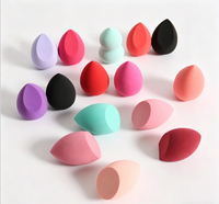Éponge de maquillage mignonne et durable pour mélangeur chinois Éponge de beauté faciale lavable avec logo personnalisé pour un usage quotidien