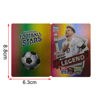 Limited Edition 27/55 Plastic Football Player Card Stars World