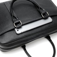 Sac à bandoulière pour ordinateur portable, sac de voyage pour homme, sac de luxe vintage décontracté classique, imperméable, grande capacité, souple