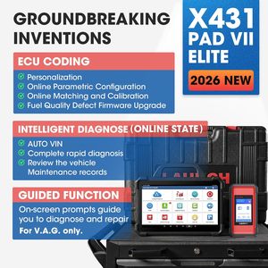 Launch X-431 Pad7 Elite X431 Pad Vii 7 Smartlink Intelligent Ecu Programming Program Tool Key <b>Electric</b> Car Diagnostic Scanner - Product Image 2