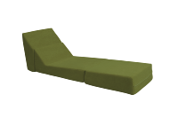 Chaise longue de plage et de piscine, canapé inclinable confortable, canapé-lit pliable rembourré en éponge, design moderne pour appartement et chambre