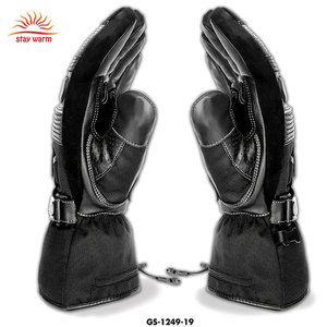 Gants chauffants rechargeables en fibre de carbone OEM pour moto avec 3 niveaux de chaleur - Product Image 5