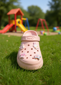 Sandali Zoccoli per Bambini con Spille Animate, Taglia 21, Scarpe Estive per Bambine, Suola in EVA, Punta Tonda, Slip-On - Product Image 2