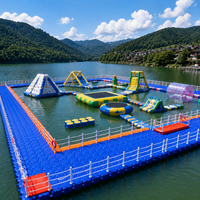 Cubes de pont flottant modulaires, passerelle flottante, ponton en plastique, quai flottant, plateforme de bain pour bateaux et jet-skis