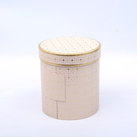 2025 nouvelle conception spéciale luxe Double couche cylindrique cadeau Tube boîte emballage avec Logo personnalisé Rose fleurs boîte-cadeau