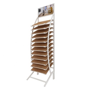 Personalizzata In Metallo Pavimento IN PVC e Legno Pavimenti In Piastrelle Display Rack per il Marketing - Product Image 3