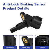 Sensor Kecepatan Roda ABS Baru 8M5T2B372AA untuk MAZDA3 2004-2013 dengan Garansi 1 Tahun