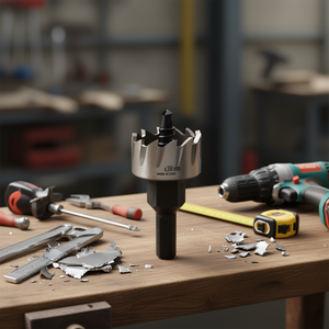 Scie cloche HSS Ttake 38 mm fabriquée en Italie pour le perçage du bois et du métal - Product Image 3