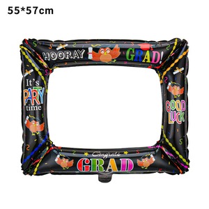 Cornice Fotografica a Tema Scuola e Laurea, Palloncino in Foil 'Congratulazioni' e 'Eccellente', Decorazioni per Feste, Accessori per Foto 'Congratulazioni', Articoli per Feste - Product Image 3