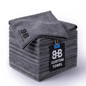 Super Absorbent Durable Household terry Dust Multipurpose Clean towel Microfiber Cleaning Cloth wiping rags