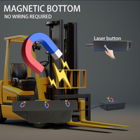 Toptan Kablosuz Forklift Kamera Sistemi 7 İnç Monitör Su Geçirmez Gece Görüşlü Manyetik Kamera Kiti Kör Nokta İzleme İçin