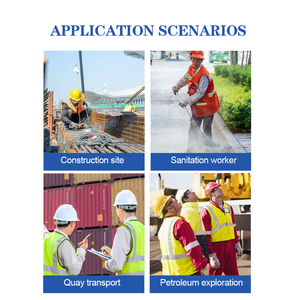 سترة سلامة عاكسة متعددة الوظائف جيب عالية الوضوح سترة سلامة المرور مع شعار سترة عاكسة - Product Image 6