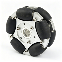 Rouleaux à roulement omnidirectionnel en aluminium robuste de 127 mm 14146 et roulement central