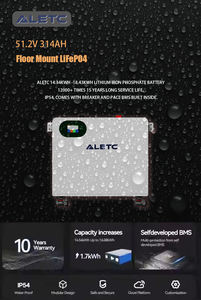 Powerwall 48v 300ah 15kwh Batterie Lifepo4 51.2V 16,08 kWh 314Ah 360Ah IP54 15 kw Batterie solaire Lifepo4 - Product Image 5