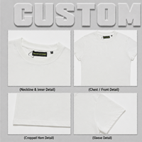 Camiseta personalizada de corte ajustado, estilo americano, color sólido, 300g, marca de moda urbana