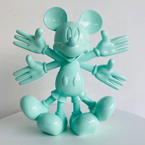 รูปปั้นและรูปปั้นทำจากเรซินเคลือบแลคเกอร์สเปรย์เคลือบเงา30 cm สำหรับตกแต่งบ้านสำนักงาน - Product Image 2