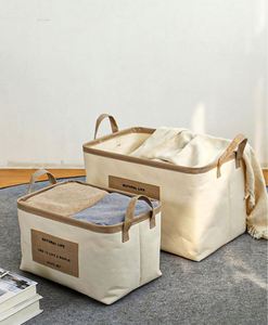 Bathliving Room Storage Foldable Fabric Basket Modern Bedroom Home Furniture - Product Image 1
