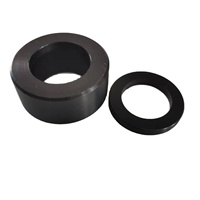 Entretoise ronde creuse en nylon blanc/noir sur mesure, non filetée, M3 M4 M5 M6 M8, entretoise ronde en ABS, rondelle d'entretoise