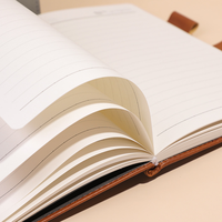 Cuaderno Personalizado con Logotipo, Tapa Dura de Tela A5, para Estudio y Oficina, 100 Hojas Gruesas, Cierre Magnético, Portaplumas