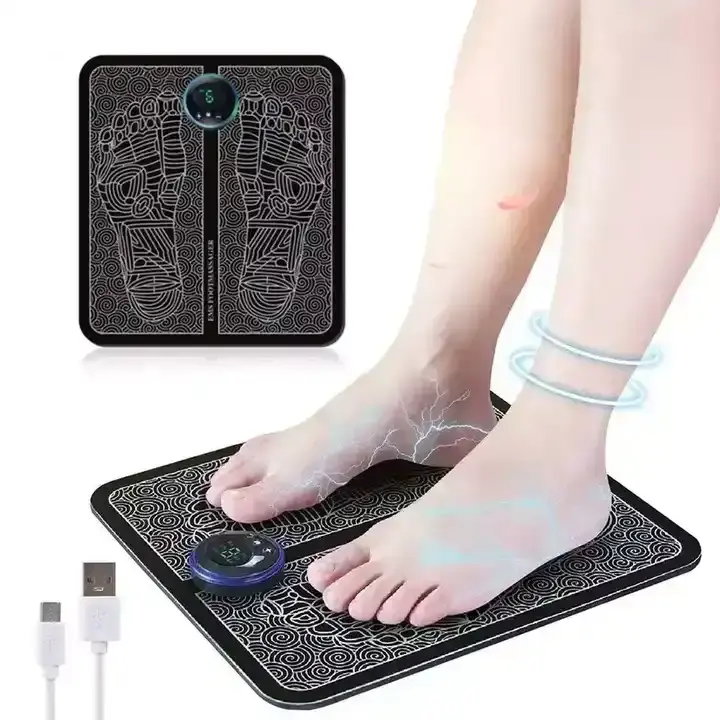 2024 Top Sales Products Massage Mat EMS Foot Massage Mat Machine Electric Vibrating EMS Massage for Foot Easy to Operate