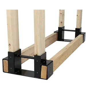 Raised Hunting Blind Steel 4x4 Straight Elevator <strong>Brackets</strong> Children <strong>Swing</strong> <strong>Brackets</strong> - Product Image 1