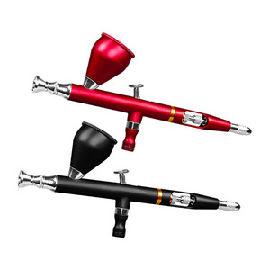 Aerógrafo artístico externo ajustable CLK-130 de 0.2 mm con alimentación por gravedad, doble acción, portátil, para trabajos artísticos. - Product Image 3