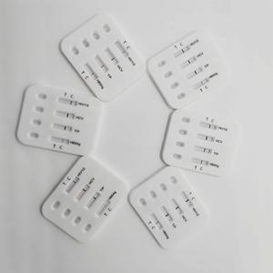 POCT <strong>STDs</strong> <strong>Test</strong> HCV HIV1/2 TP HBsAg Combo Rapid <strong>Test</strong> Cassette Whole <strong>Blood</strong> Serum Plasma for Home and Professional Medical Use - Product Image 3