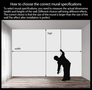 Parete murale foresta carta da parati in pile decorazione della parete foto immagine stampa immagine Design alberi natura paesaggio come carta da parati dipinta - Product Image 5