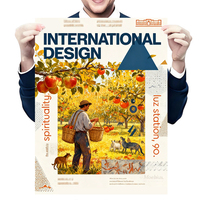 Impression de posters publicitaires adhésifs personnalisés en gros à bas prix, papier Bond, formats A0, A2, A3, grandes tailles, impression de photos de produits pour entreprises