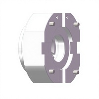Mandrin hydraulique vertical AUTOCHUCK JHS-65 à pince en caoutchouc, à trou traversant, fixe, pour fixation de pièces CNC lors du perçage et de la fraisage