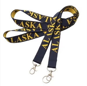 Custom Logo Badge Reel <b>Polyester</b> Id Long <b>Lanyard</b> - Product Image 6