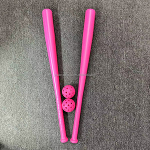 Jouet de sport pour enfants avec logo personnalisé Batte de baseball et softball Fastpitch chauve-souris rose vif d'entraînement pour jeunes avec caractéristiques d'autodéfense - Product Image 4
