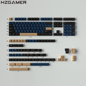 HZGAMER ISO/<span class=keywords><strong>ANSI</strong></span> Layout PBT Cherry Profile <span class=keywords><strong>Keycap</strong></span> Set, clavier mécanique Botanical Gardens Double Shot Keycaps - Product Image 6