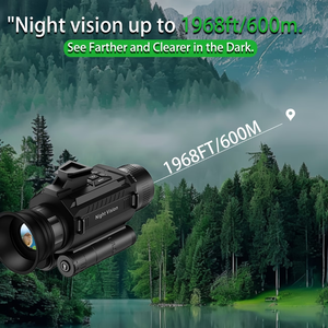 Monocular Digital de Visión Nocturna 4K HD Mini, Alcance de Oscuridad de 600 Metros, Telescopio Infrarrojo Montado en la Cabeza, Grabación de Video para Exteriores - Product Image 5