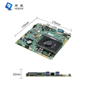 Nouvelle carte mère de bureau Mini ITX I3-7100U DDR4 double canal, graphismes intégrés HD VGA LVDS EDP LAN 2 COM Win10/Linux - Product Image 6