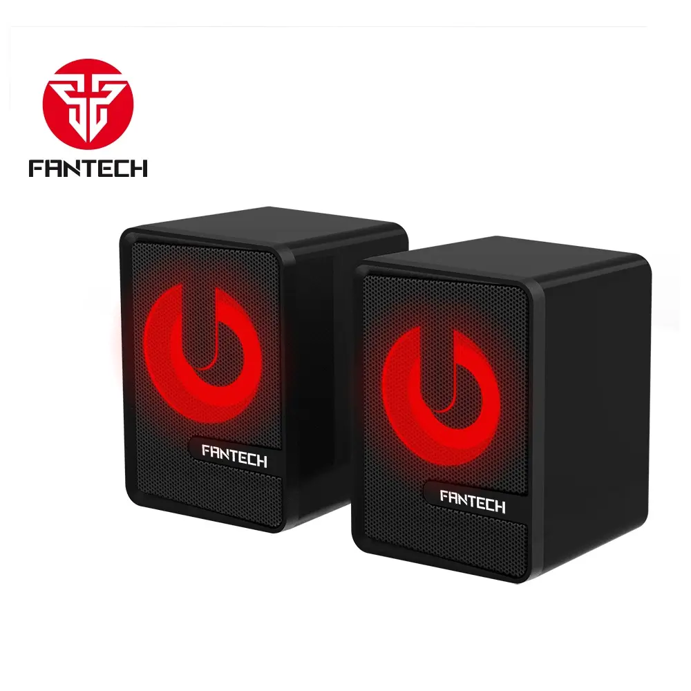 Fantech GS203 Logo Kustom Multimedia Ponsel Warna-warni 3D Surround Sound Gaming Speaker