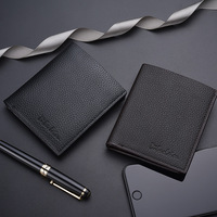 Dompet Pria Pendek Murah Grosir Kulit Lembut Tempat Koin Tipis Tempat Kartu Dompet Kasual Bisnis Pria