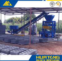 QTJ4-30 manuel Interlock pavage bloc faisant la Machine nouvelle Construction Vibration ciment brique Machine moule pour argile brute