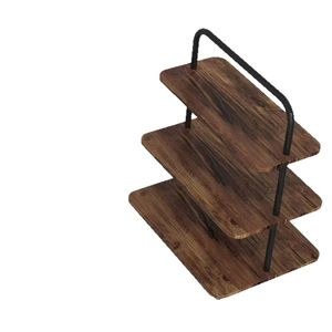 Wooden <b>desktop</b> <b>shelf</b> for Christmas parties, desserts, cupcakes, and multi-tiered cosmetics and perfume storage. - Product Image 5
